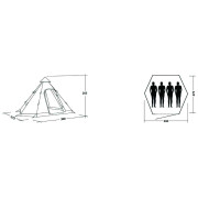 Namiot Easy Camp Tipi Pixel