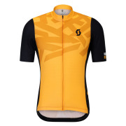Męska koszulka kolarska Scott Jersey M's RC Endurance SS żółty/czarny gleam orange/black