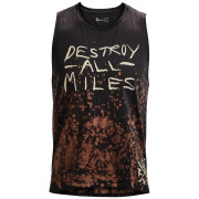 Męski podkoszulek Under Armour Destroy All Miles Singlet zarys Jet Gray / Stone / Stone