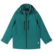 Dziecięca kurtka przeciwdeszczowa Reima Saarela Dark Teal ciemnozielony Dark Teal