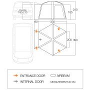 Przedsionek Vango Airhub Hexaway II Low