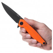 Nóż składany Acta non verba Z300 BB DLC/G10/Liner Lock pomarańczowy
