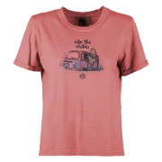 Koszulka damska E9 Wild Women's czerwony Flamingo