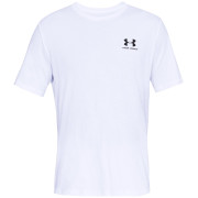 Koszulka męska Under Armour Sportstyle Left Chest SS biały White