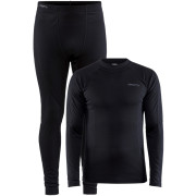 Zestaw dla mężczyzn Craft Core Warm Baselayer czarny Black