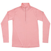 Damska koszulka Devold Breeze Plus Merino 200 Zip Neck Wmn różowy APRICOT