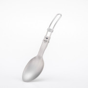 Łyżki Keith Titanium Folding Titanium Spoon szary