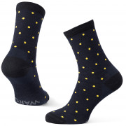 Skarpetki Warg Happy Merino M Mini Dots niebieski/żółty Navy/Yellow