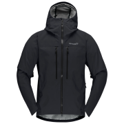 Kurtka męska Norrona trollveggen Gore-Tex Pro light Jacket czarny Caviar Black