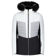 Damska kurtka zimowa z futerkiem Fundango Salina II Padded Jacket biały white