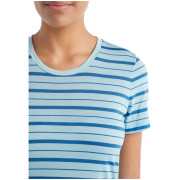 Koszulka damska Icebreaker Women Wave SS Tee Stripe 2023