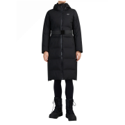 Damski płaszcz zimowy 4F Down Jacket F0930 czarny Deep Black