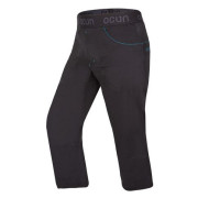 Męskie spodnie 3/4 Ocún Jaws 3/4 Pants czarny Black Caviar