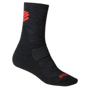 Skarpetki Sensor Expedition Merino Wool czarny/czerwony Black/Red