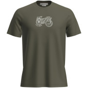 Męska koszulka Icebreaker M Mer 150 Tech Lite SS Tee Adventure Rid zielony Loden