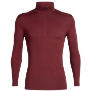 Koszulka męska Icebreaker Mens 260 Tech LS Half Zip bordowy Cabernet