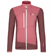 Bluza damska Ortovox Fleece Grid Jacket W różowy mountain rose