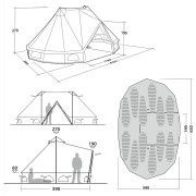 Namiot rodzinny Robens Klondike Twin
