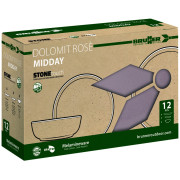 Zestaw naczyń Brunner Midday Dolomit rose