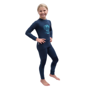 Dziecięca koszulka Sensor Merino DF Planet Deep Blue