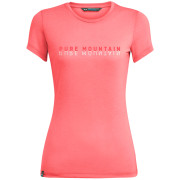 Koszulka damska Salewa PURE M. DRI-REL W S/S TEE łososiowy ShellPinkMelange