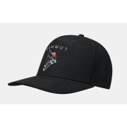 Bejsbolówka Mammut Mountain Cap 2022 czarny/biały black climbing