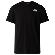 Koszulka męska The North Face M Ss Mountain Outline Tee czarny TNF BLACK/TNF WHITE