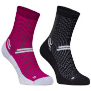 Skarpetki High Point Trek 4.0 Lady Socks (Double pack) czarny/różówy Multicolor