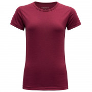 Koszulka damska Devold Breeze Woman T-Shirt czerwony Beetroot
