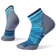 Skarpetki Smartwool Run Targeted Cushion Pattern Ankle Socks niebieski deep navy