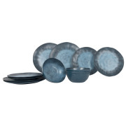 Zestaw naczyń Gimex Tableware dark blue 12 pcs