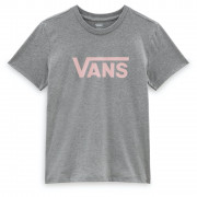 Koszulka damska Vans Wm Drop V Ss Crew-B szary/różówy Grey Heather