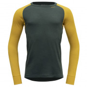 Koszulka męska Devold Expedition Man Shirt żółty/zielony Woods/Arrowwood