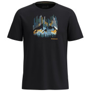 Koszulka Smartwool Vital Peaks Active Short Sleeve Graphic Tee czarny black