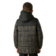 Dziecięca kurtka zimowa Regatta Lofthouse Black/Distress Camo