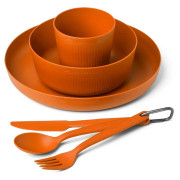 Zastawa stołowa Sea to Summit Camp Dinnerware Set - 6 pcs pomarańczowy Burnt Orange