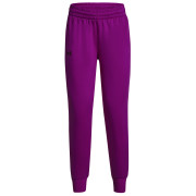 Damskie spodnie dresowe Under Armour Fleece Jogge różowy Mystic Magenta / / Black