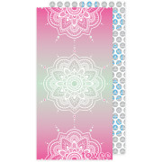 Ręcznik szybkoschnący Towee Mandala 80 x 160 cm różowy MandalaPink
