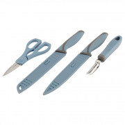 Zestaw noży Outwell Chena Knife Set Peeler Scissor niebieski/szary