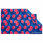 Ręcznik szybkoschnący LifeVenture Printed SoftFibre Trek Towel różowy/niebieski Oahu