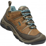 Damskie buty trekkingowe Keen Circadia Wp Women jasnobrązowy syrup/north atlantic