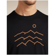Męska koszulka Icebreaker Merino Blend 125 Cool-Lite™ Sphere SS Tee Across the Peaks