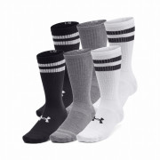 Zestaw skarpetek Under Armour Essential 6Pk Crew biały/czarny White/White/Black