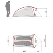 Namiot ultralekki dla 2 osób Vaude Ultralight Hogan 2P