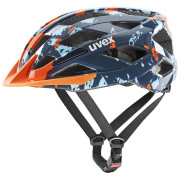Dziecięcy kask rowerowy Uvex Air Wing 2 pomarańczowy/niebieski papaya-bubble blue