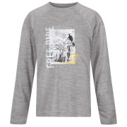 T-shirt dziecięcy Regatta Burnlee szary/biały Silver Grey