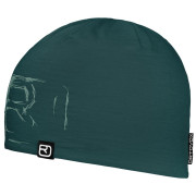 Czapka Ortovox 120 Tec Logo Beanie ciemnoniebieski dark pacific