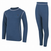 Zestaw dziecięcy Dare 2b Pow II Baselayer Set ciemnoniebieski MoonLt Denim