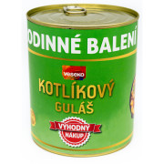 Gotowe jedzenie VESEKO Kotlíkový guláš 800g zielony