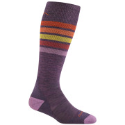 Damskie podkolanówki Darn Tough Snowburst Otc Midweight With Cushion fioletowy plum
